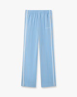 Pale Blue Pique Track Pants