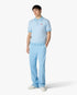 Pale Blue Pique Track Pants