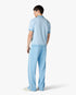 Pale Blue Pique Track Pants