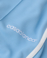 Pale Blue Pique Track Pants