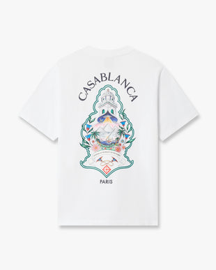 White Hotel Emblem Short Sleeve T-Shirt