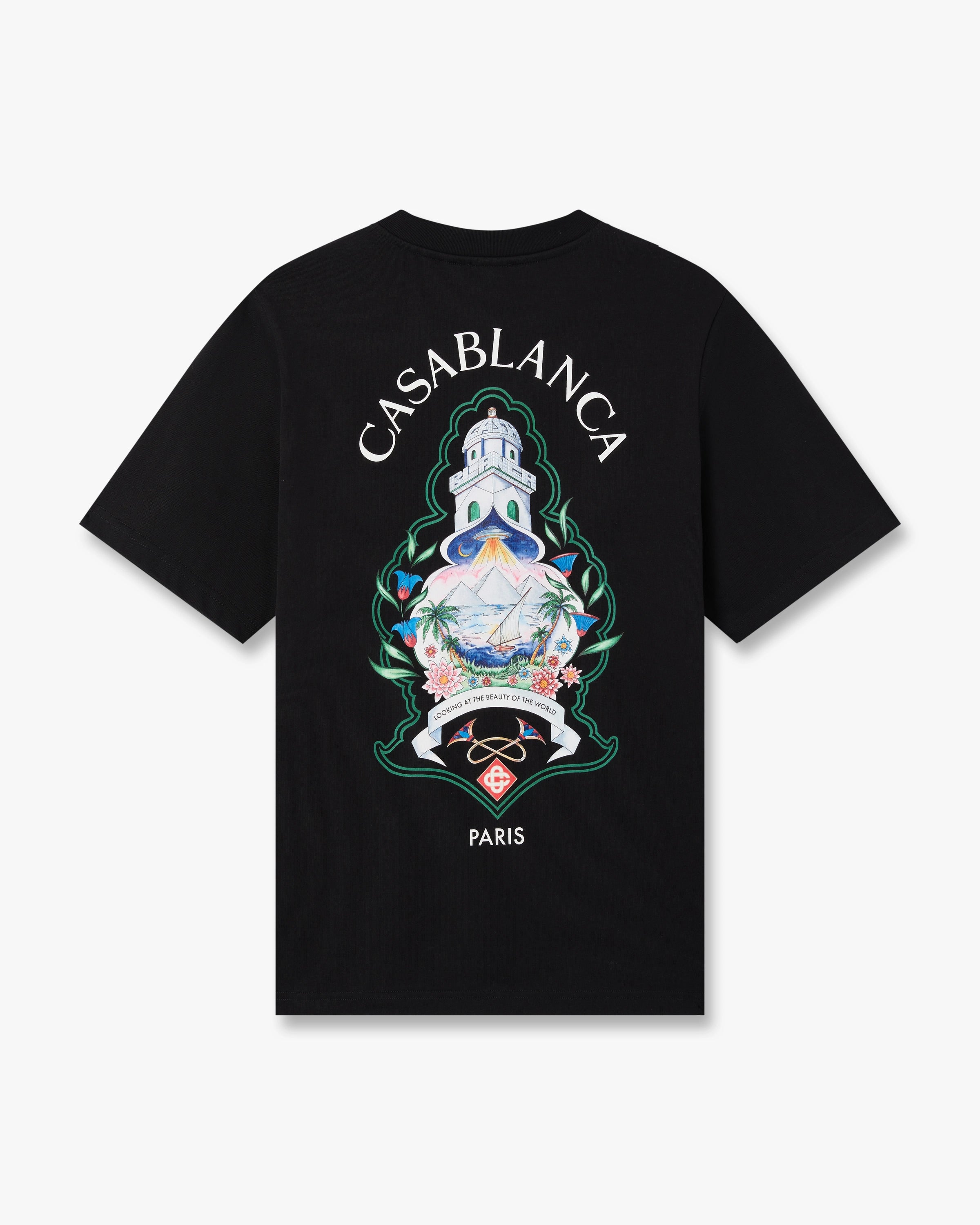 Black Hotel Emblem Short Sleeve T-Shirt