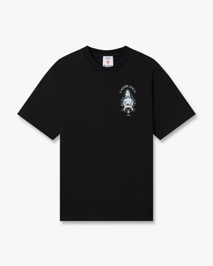 Black Hotel Emblem Short Sleeve T-Shirt
