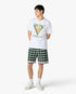 White Tennis Club Icon Pyramid Abduction Short Sleeve T-Shirt
