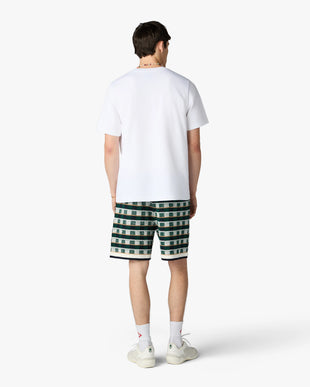 White Tennis Club Icon Pyramid Abduction Short Sleeve T-Shirt