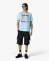 Light Blue Egyptian Tennis Match Short Sleeve T-Shirt