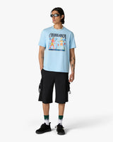 Light Blue Egyptian Tennis Match Short Sleeve T-Shirt