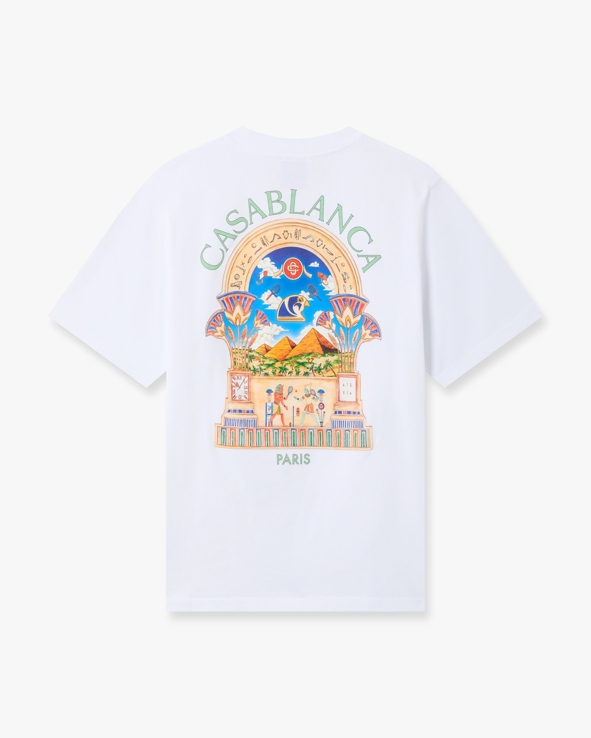 White Egyptian L'Arche Short Sleeve T-Shirt