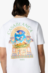 White Egyptian L'Arche Short Sleeve T-Shirt