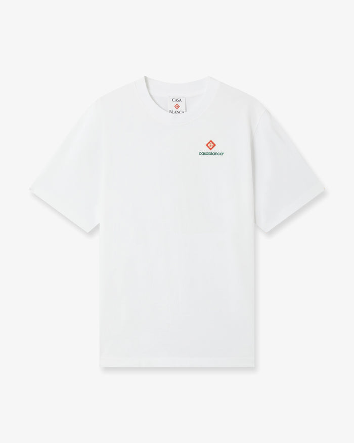 White Sport Type Short Sleeve T-Shirt