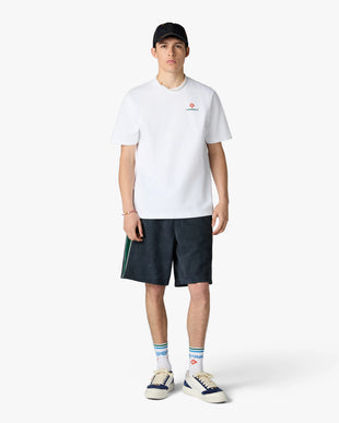 White Sport Type Short Sleeve T-Shirt