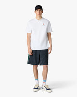 White Sport Type Short Sleeve T-Shirt