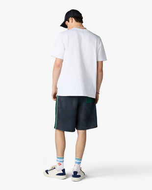 White Sport Type Short Sleeve T-Shirt