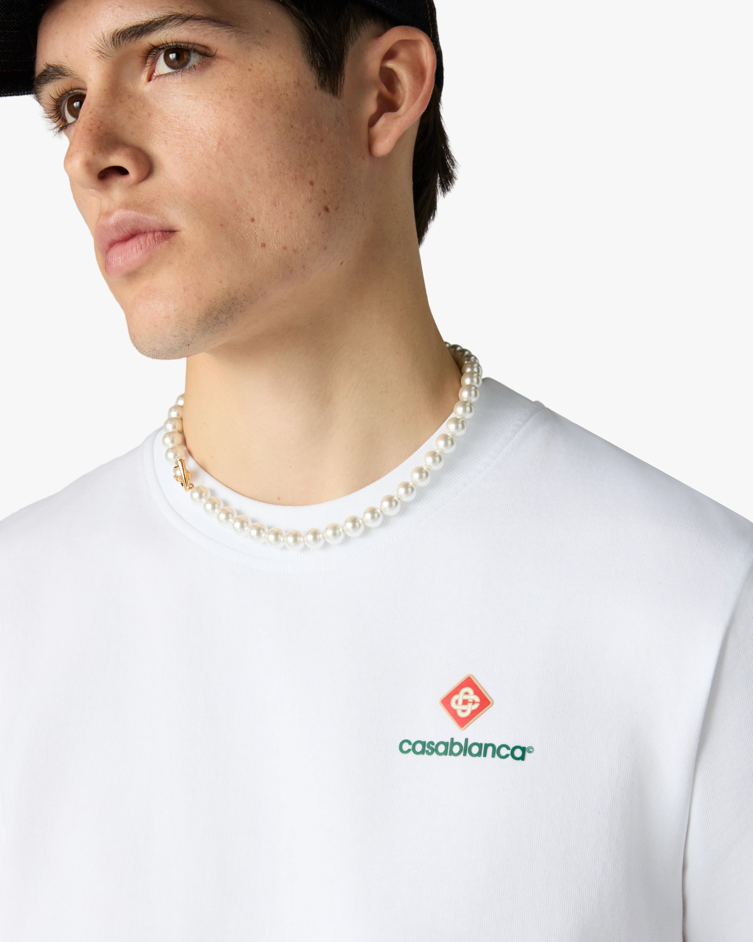 White Sport Type Short Sleeve T-Shirt
