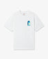 White & Mint L'Arche Short Sleeve T-Shirt