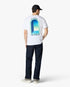 White & Mint L'Arche Short Sleeve T-Shirt