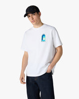 White & Mint L'Arche Short Sleeve T-Shirt