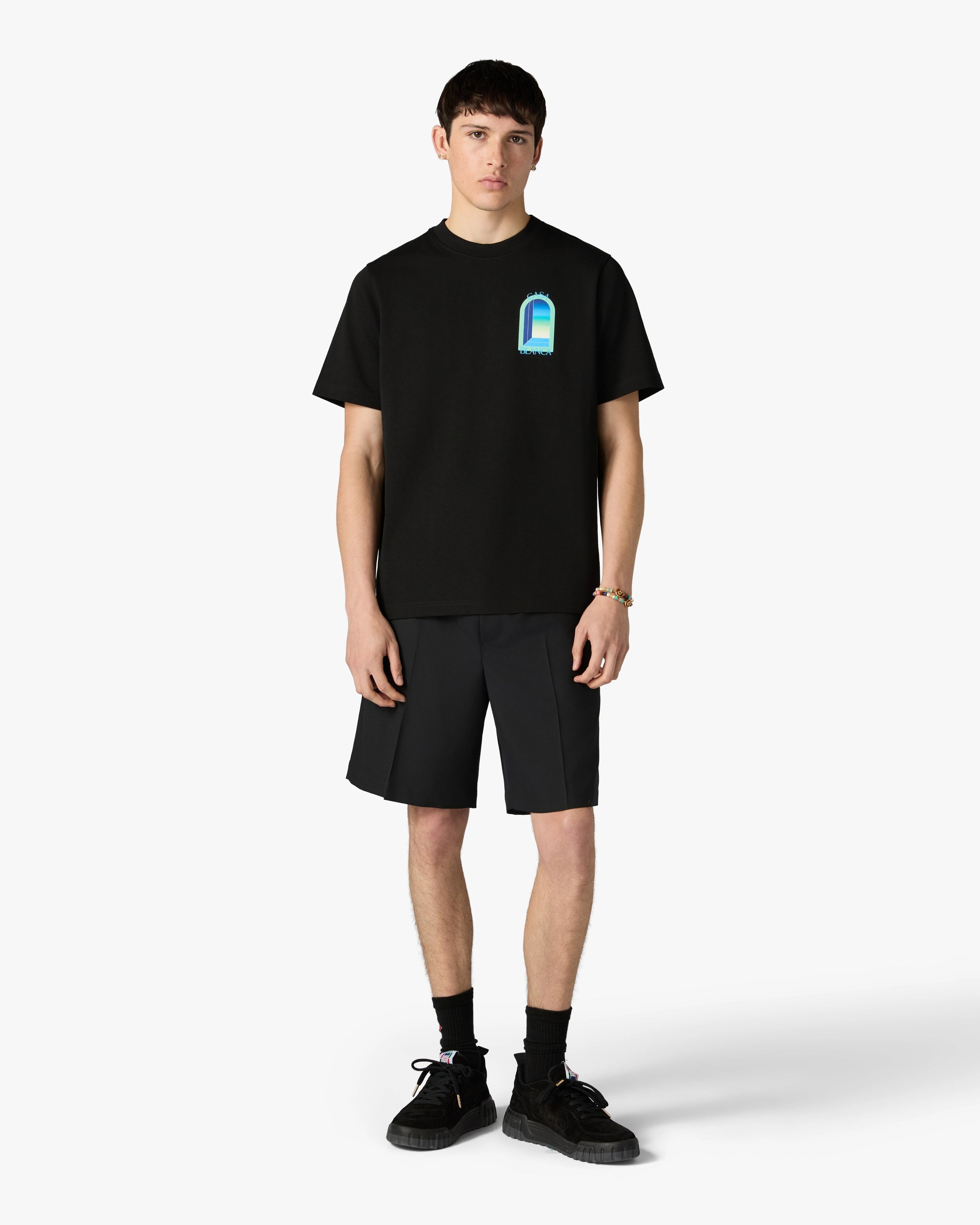 Black & Mint L'Arche Short Sleeve T-Shirt