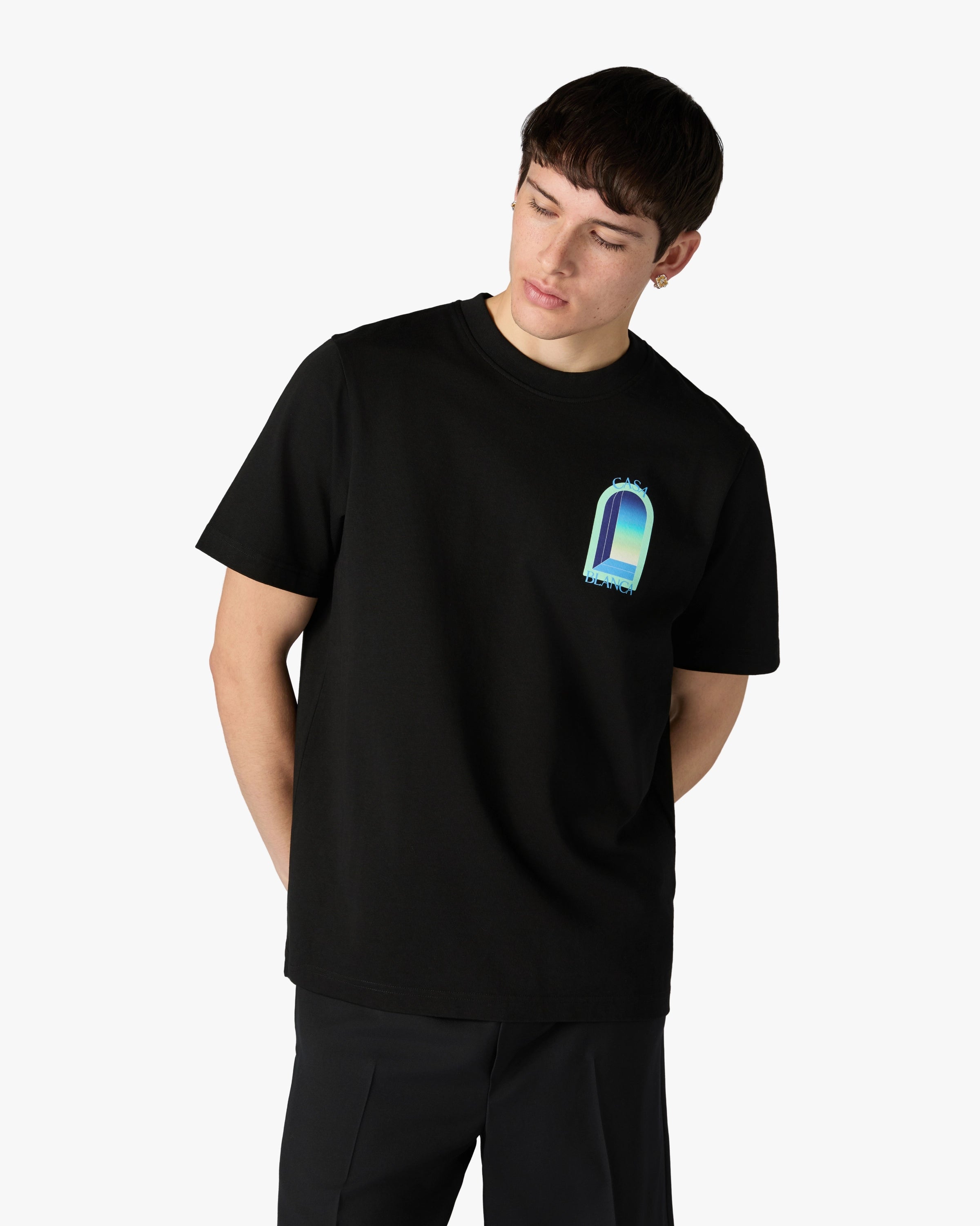 Black & Mint L'Arche Short Sleeve T-Shirt