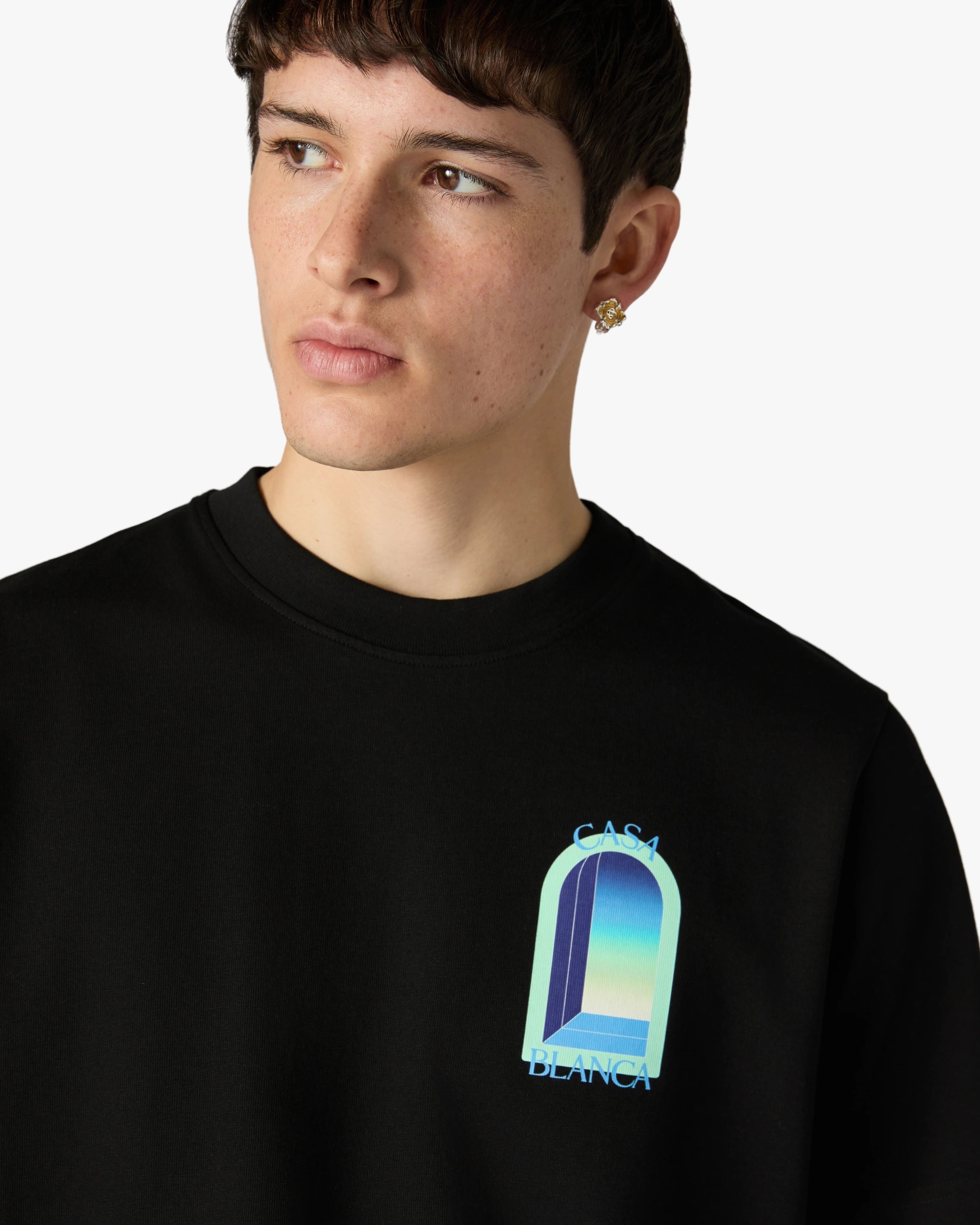 Black & Mint L'Arche Short Sleeve T-Shirt
