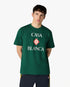 Green Casablanca Diamond Logo Short Sleeve T-Shirt