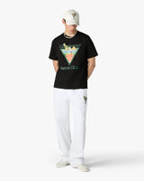 Black Tennis Club Icon Pyramid Abduction Short Sleeve T-Shirt
