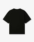 Black Airspray Oversized Short Sleeve T-Shirt