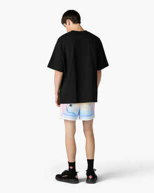 Black Airspray Oversized Short Sleeve T-Shirt