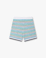 Multicolour Crochet Tuck Stitch Shorts
