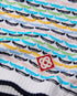 Multicolour Crochet Tuck Stitch Shorts