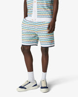 Multicolour Crochet Tuck Stitch Shorts