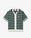 Green Crochet Mosaic Short Sleeve Shirt