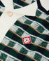Green Crochet Mosaic Short Sleeve Shirt