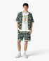 Green Crochet Mosaic Shorts