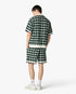 Green Crochet Mosaic Shorts