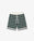 Green Crochet Mosaic Shorts