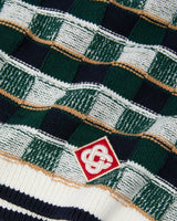 Green Crochet Mosaic Shorts
