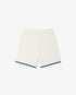 White Boucle Shorts