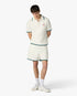 White Boucle Shorts