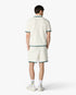 White Boucle Shorts
