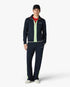 Navy Merino Track Jacket