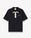 Navy Merino Short Sleeve Polo Shirt