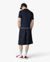 Navy Merino Short Sleeve Polo Shirt