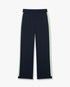 Navy Merino Track Trousers