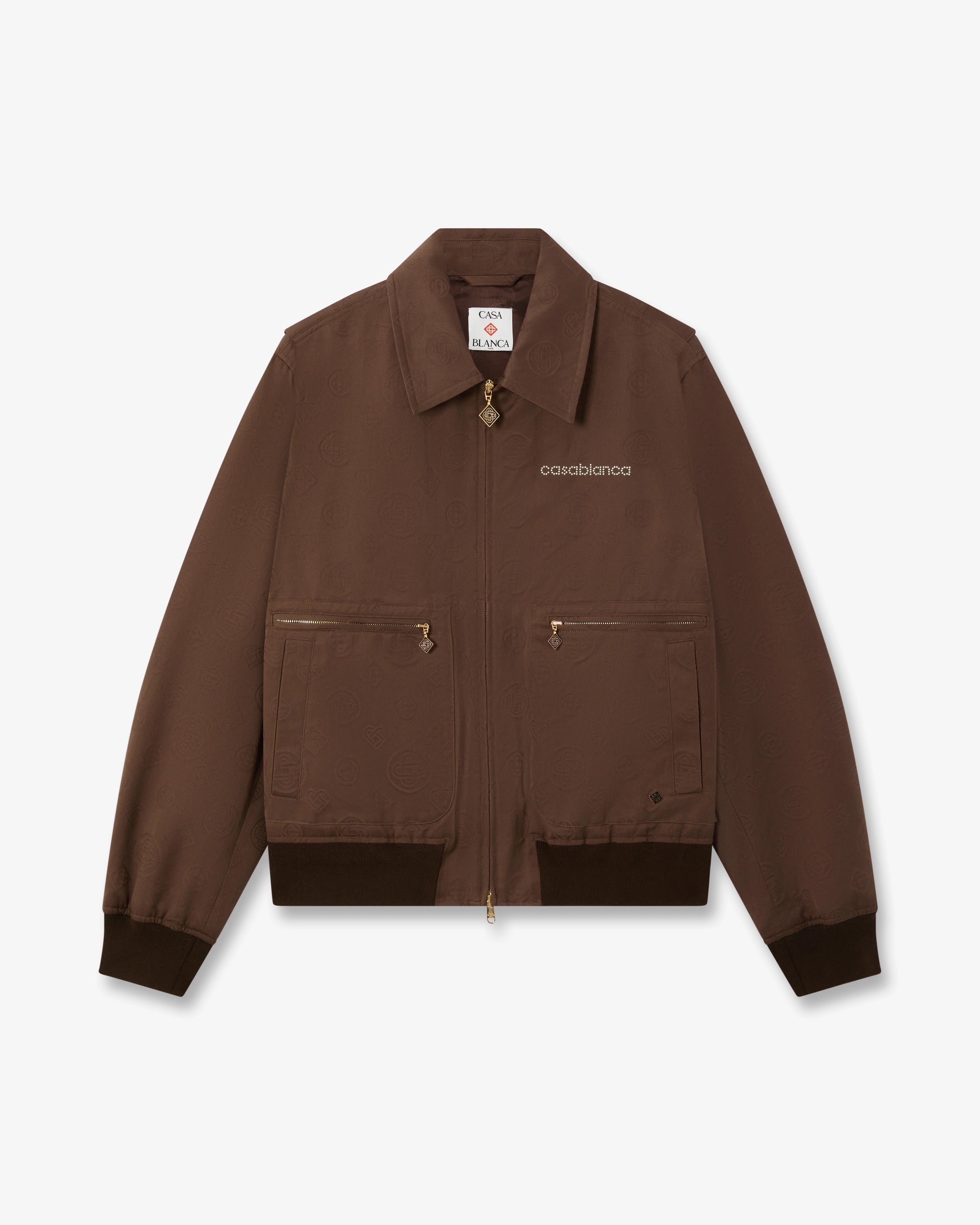 Dark Brown Monogram Cotton Blouson