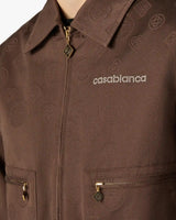Dark Brown Monogram Cotton Blouson