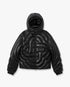 Black Quilted Down Puffer Jacket
