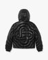 Black Quilted Down Puffer Jacket