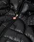 Black Quilted Down Puffer Jacket