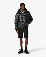 Black Quilted Down Puffer Jacket